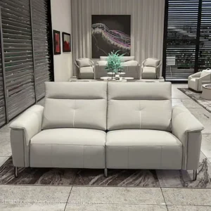 Modern 1 2 3-Seater Recliner Sofa Set Genuine Leather Electric Recliner Sofa Set for Hotel