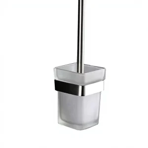 Modern 304 Stainless Steel Toilet Brush Holder Toilet Cleaning Brush Bathroom Brush Holder