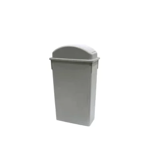 Modern 90L 23 Gallon Plastic Rectangular Slim Waste Bin Slim Trash Can Swing lid
