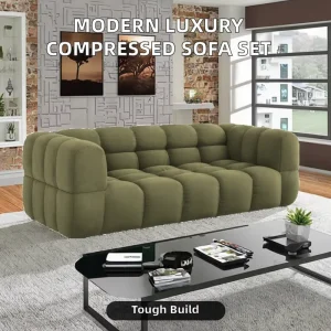Modern Chesterfield Sofa Set Compression Packed for Living Room Direct Factory Sofas