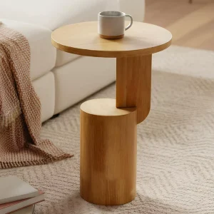 Modern Classic Solid Wood Coffee Table for Living Room