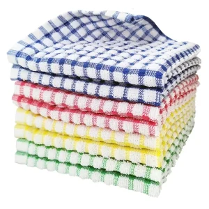 Modern Cotton Dish Cloth Tea Napkins Washable Kitchen Towels for Cleaning