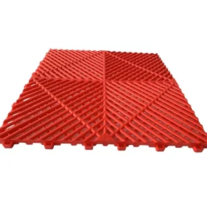 Modern Design Interlocking Garage Floor Tiles PP Plastic Eco Friendly Anti Slip Surface Covering Mat for Car Detailing Hospital