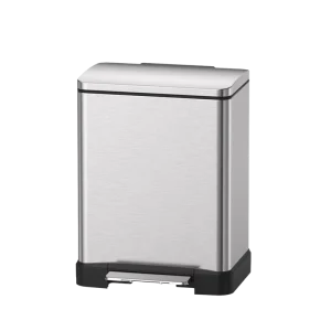 Modern Design Pedal Waste Bin 410 Stainless Steel Trash Can with Lid
