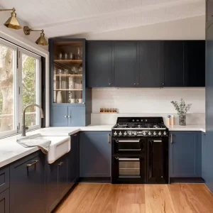 Modern Design Used Kitchen Items Smart Kitchen Products Household Kitchen Cabinet 3D Model Design Shaker Style Farm Sink