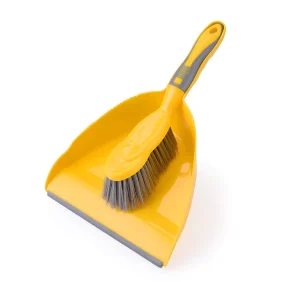 Modern Eco Friendly Customized Dustpan and Broom Set with Bristle Head for Home Floor Use Made of PP Plastic