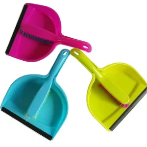 Modern Handheld Dustpan and Broom Set Eco friendly PP Brush for Home Cleaning