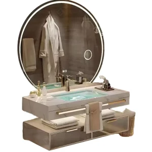 Modern Hot Selling Factory Bathroom Vanities Reasonable Price Modern Plywood Particle Board Furniture High Bathroom