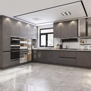 Modern Lacquer Smart Kitchen Cabinets for Small Kitchens