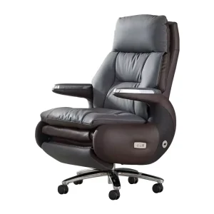 Modern Luxury Executive Swivel Chair New Design Manual Electric Reclining Boss Chair Synthetic Leather for Home Use