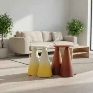 Modern Luxury Living Room Furniture Solid Wood Adjustable Decor Side Table for Home Use Living Room Furniture
