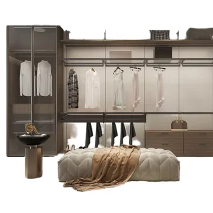 Modern Minimalist Custom Wardrobe, TV Cabinet, Wine Cabinet, and Shoe Cabinet