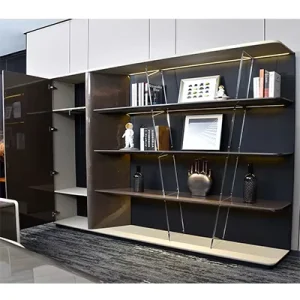 Modern Minimalist Wooden File Book boss Manager Ceo Modern Shelves Office Cabinet Bookcase