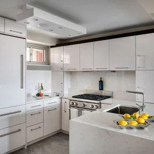 Modern Modular Kitchen Cabinet Countertop Lacquer Kitchen Cupboard Ready to Assemble