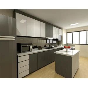 Modern Modular Kitchen Cabinets with High Gloss Surface