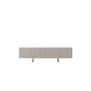 Modern Multifunctional TV Cabinet with Storage Drawers