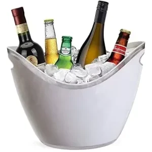 Modern Plastic Champagne Beer Plastic Ice Bucket for Club Party Bar