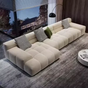 Modern Sectional Fabrics Sofa Living Room Sofas for Home Luxury Sofa Set L Shape Corner Sofa Furniture for Hotels Nordic Sofa