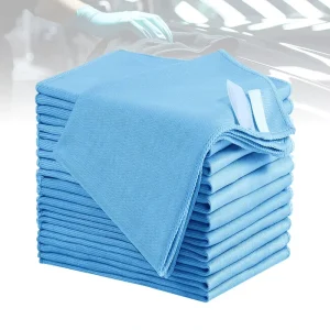 Modern Square Car Glass Cleaning Drying Towel Eco Friendly 500gsm Microfiber Cloth for Polishing