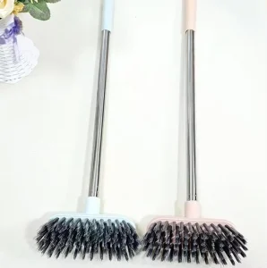 Modern Steel Handle Handheld Household High Quality Hard Bristle Cleaning Brush Stain Removal Hanging Tile Brush