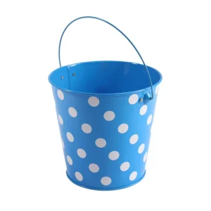 Modern Style Galvanized Iron Tin Ice Bucket for Party Stocked OEM ODM Service