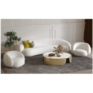 Modern Style Living Room Sofa Set