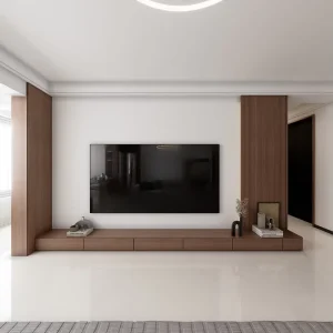Modern Wooden Minimalist Tv Cabinets Wall Units for Living Room Furniture