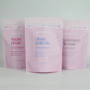 Moisture-Proof Stand-Up Zipper Bag for Laundry Detergent Washing Powder Packaged Pouch for Household Products