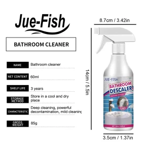 Mold Removal Liquid Bathroom Cleaner Spray for Toilets and Bathtubs