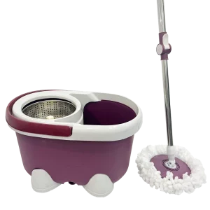 Mop Bucket Set With Wheels 22L 24L Rolling Wringer Pail for Floor Cleaning Kit Mop Accessories Cubo De Fregona