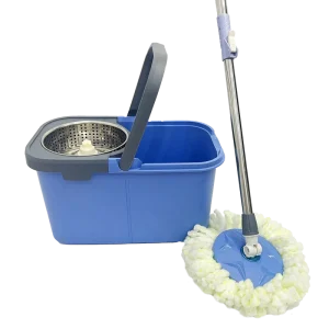 Mop Bucket With Wheels 22L 24L Rolling Pail for Flat Spin Telescopic Mop Floor Cleaning Cubo De Fregona YINGJIA