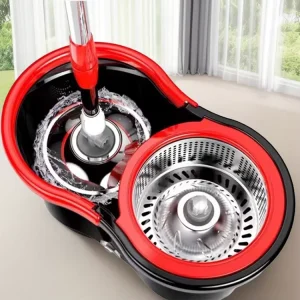 Mop Bucket with Twist Mop and Spin Bucket