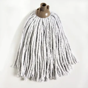 Mop Floor Cleaning Mop Supplier Cotton Mop Head with Metal Socket with Natural Wooden Handle