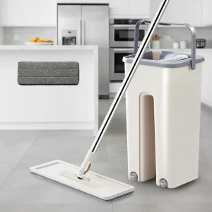 Mop and Bucket Set Hands-Free Floor Cleaning Set
