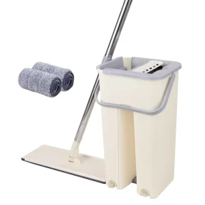 Mops Cleaning Floor Cleaner Mop Set 360 Degree Double Folding Type Mops