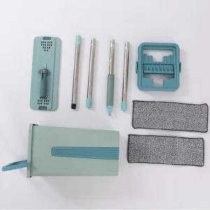 Mops to Cleaning Floor Kitchen Office Bedroom 360 Rotating Clean Magic Mop with Plastic Bucket