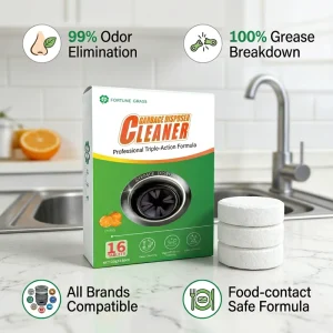 Most Popular Eco Friendly Quick Action Formula Disposal Cleaner Tablet For Kitchen Drain Garbage Foam Sink