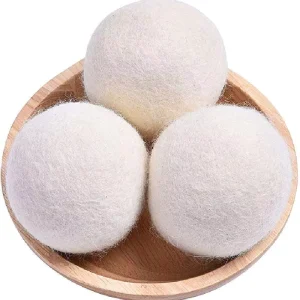 Most Selling Product 6 Pack Eco Friendly Laundry Wool Dryer Balls with Cotton Bag