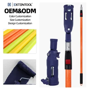 Multi Angle Paint Brush Extender Paint Brush Roller Scraper Extension Rod Holder Rod Holder Hand held Tool