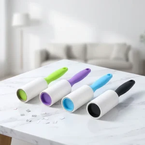Multi Color Pet Hair Lint Roller 40 Sheets Strong Adhesive Refill Roll Core for Clothing Sofa Car Hair Removal