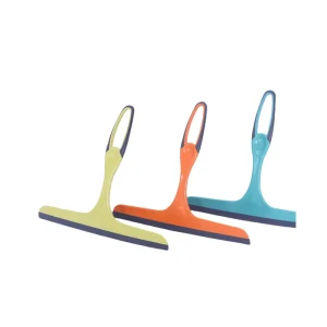Multi Color Silicone Window Squeegee Set Bathroom Glass Water Wiper Streak Free Shower & Floor Cleaning Tool
