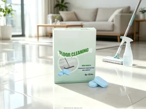 Multi Eco-Friendly Floor Cleaner Sheets Plant-Based Dissolvable Mopping Solution for All Hard Floors Pet & Human Safe
