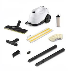 Multi Function High Temperature High Pressure Steam Cleaner Wheeled Body Full Multi Nozzle Accessories Kit Telescopic Rod Deep