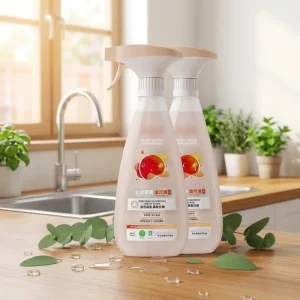 Multi Function Household Cleaner Eco Friendly Fast Acting Heavy Duty Kitchen Degreaser Oil Dissolving Cleaning Spray