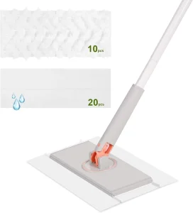 Multi Functional Automatic Cloth Clip Fabric Wet & Dry Cloths Clip on Mini Flat Mop for Home Cleaning Floor Wall Bathroom Use