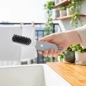 Multi Functional Eco Friendly PP Handle Scrubbing Cleaning Brush with Soft Bristles for Shoe Clothes Floor Cleaning