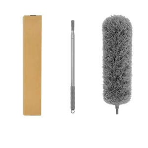 Multi Functional Furniture Cleaning Microfiber Duster Flexible Telescopic Handle Washable Dust Remover Brush