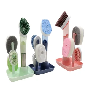 Multi Functional Kitchen Dish Washing Automatic Liquid Filling Type Brush Long Handle Clean Artifact Hydraulic Brush