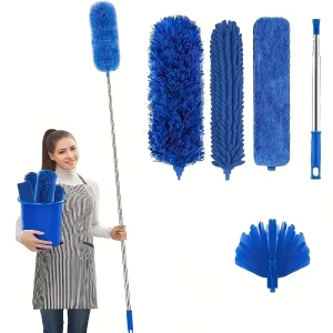 Multi Head Long Handle Ceiling Accessories Brush Fan Home Microfiber Car Cleaning Dusters