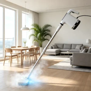Multi Purpose 3 Bar Steam Mop with Fast Heating (15 30S) 1200W for Household & Commercial Use